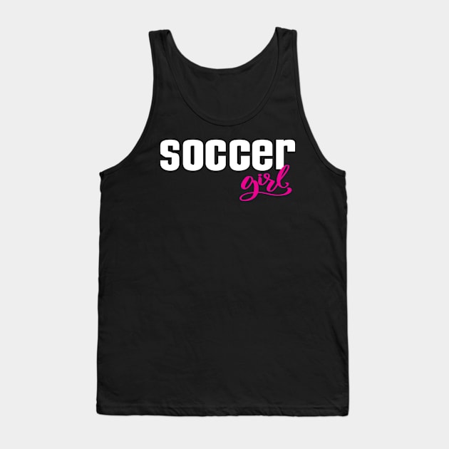 Soccer Girl Football Tank Top by ProjectX23Red